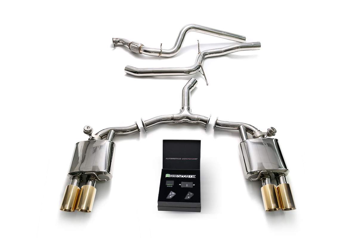 Armytrix Audi A4 B9 2.0 TFSI Sedan/Avant (2WD) 2016- valvetronic exhaust system image 3