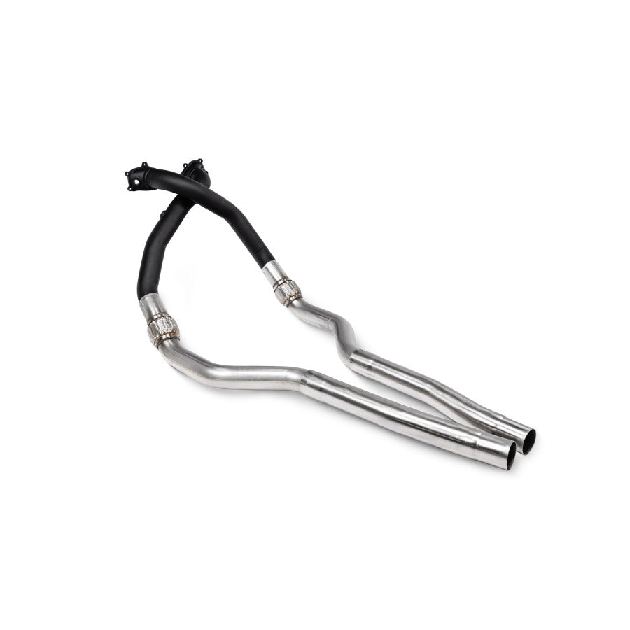 Scorpion Exhausts Audi RS6/RS7/S6/S7 (C7) De-Cat Downpipes & Large-Bore Front image 0