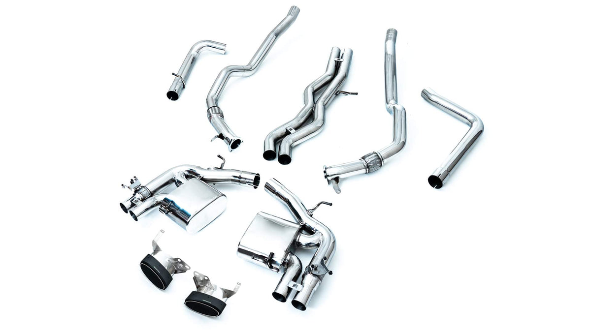 Armytrix Audi RS6 / RS7 C8 Valvetronic Exhaust System Inc Dual Carbon Oval Tips image 0