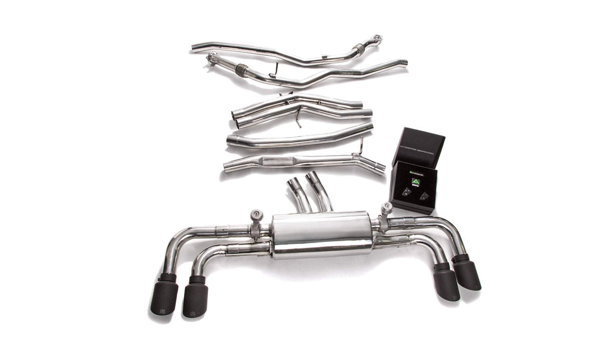 Armytrix Porsche Cayenne S E3 2.9 Turbo 2018-present valvetronic exhaust system image 2