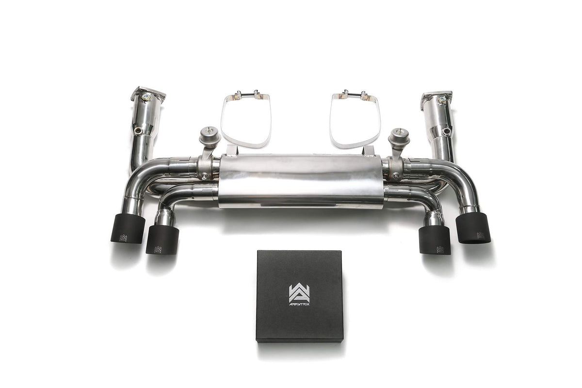 Armytrix Porsche 911 Carrera 991.2  (2016-2019) Quad tips valvetronic exhaust image 1