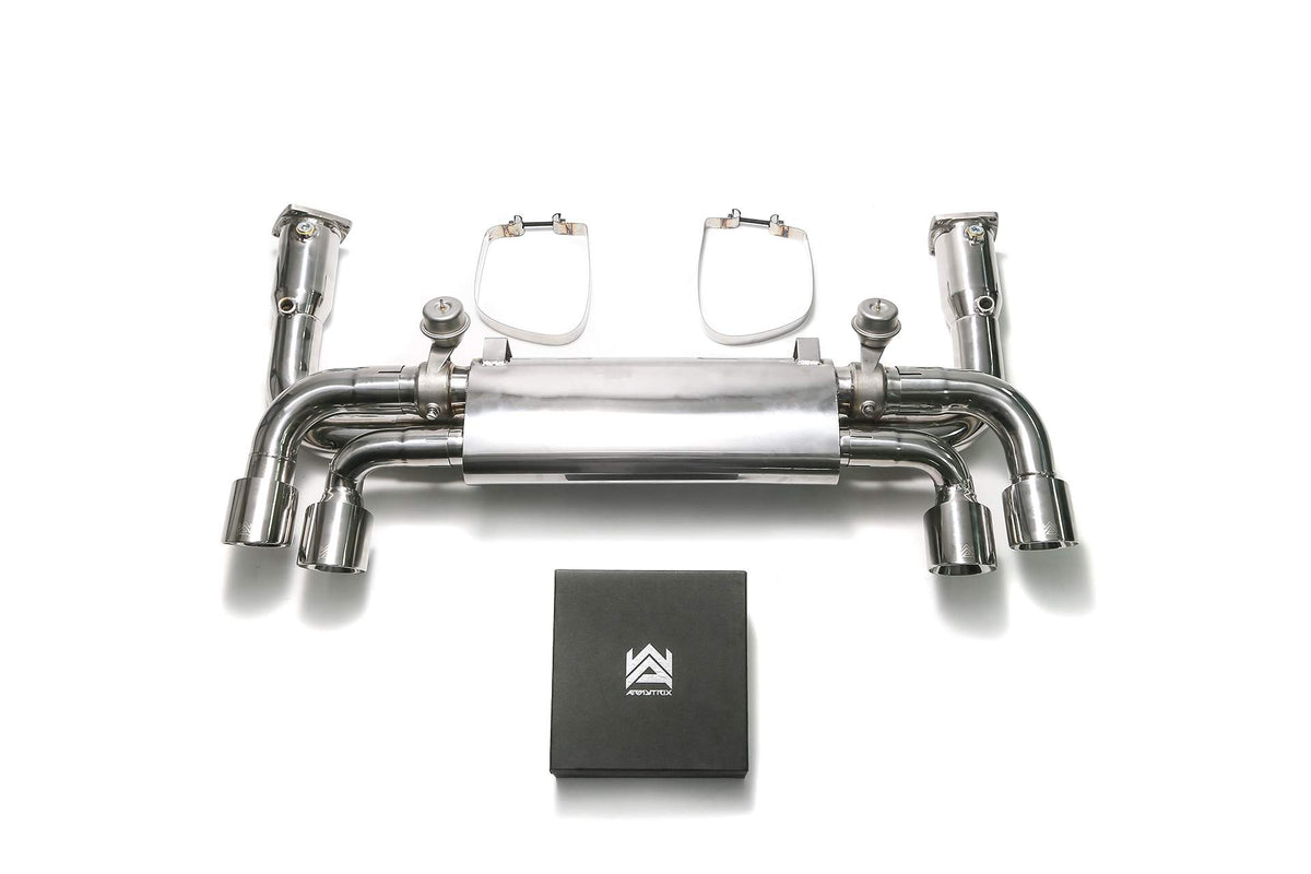Armytrix Porsche 911 Carrera 991.2  (2016-2019) Quad tips valvetronic exhaust image 0