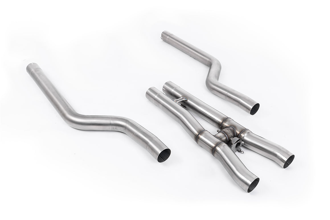 Milltek BMW M8 (F91/F92) OPF/GPF Bypass Pipes image 0
