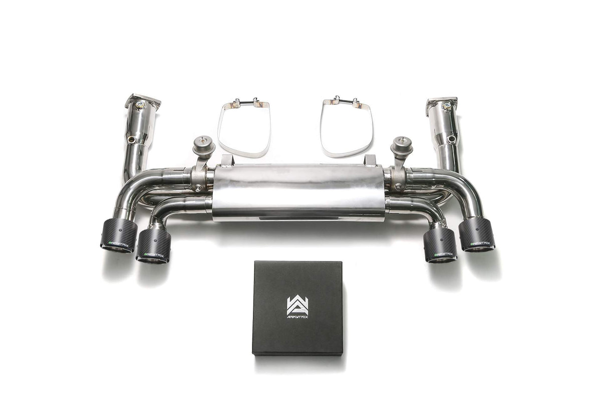 Armytrix Porsche 911 Carrera 991.2  (2016-2019) Quad tips valvetronic exhaust image 2