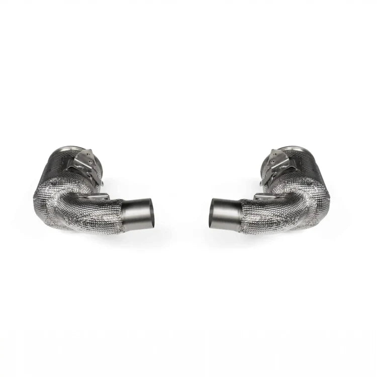Porsche 911 Turbo / Turbo S  (992)   | Link Pipe Set w Cat (SS) image 0