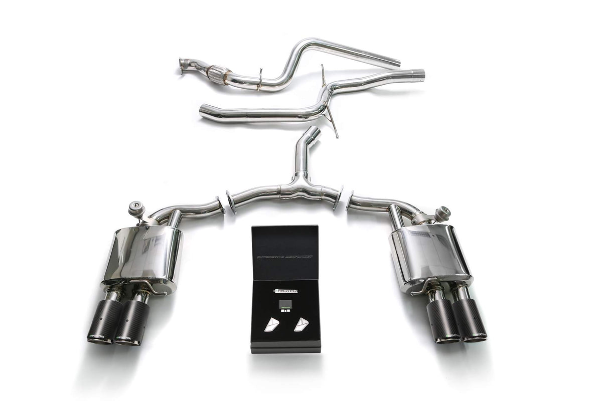 Armytrix Audi A4 B9 2.0 TFSI Sedan/Avant (2WD) 2016- valvetronic exhaust system image 2