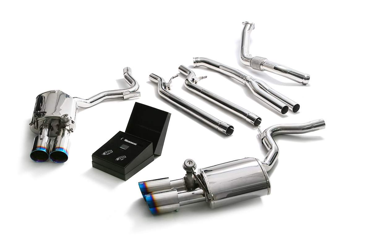 Armytrix Porsche Panamera 971 3.0L V6 Turbo (2017-present) valvetronic exhaust image 1