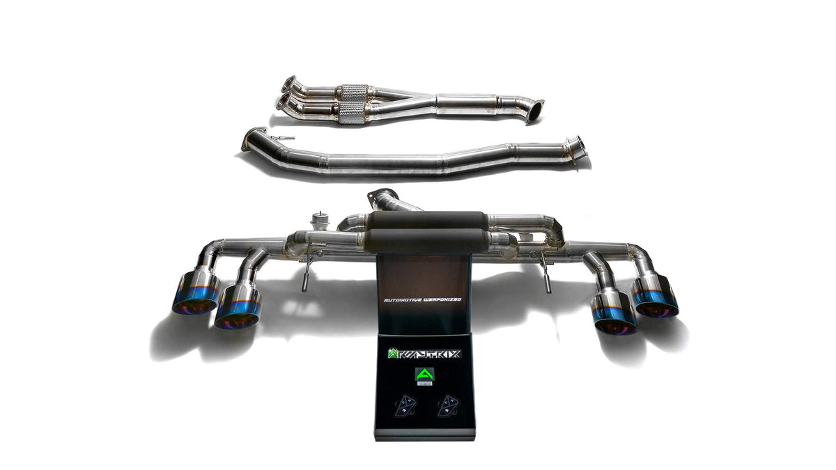 Armytrix Nissan GT-R R35 V6 2017- Titanium valvetronic exhaust system image 0