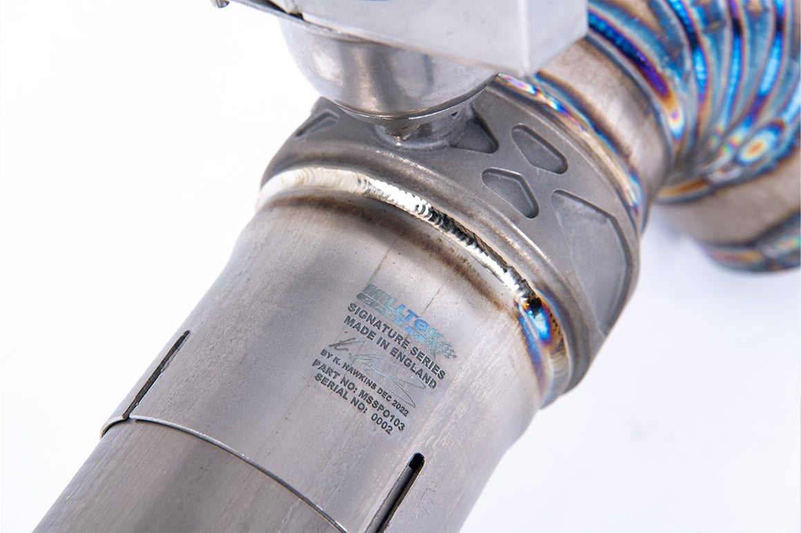 Milltek Porsche 911 (992) (Inc. Carrera S, GTS & Dakar) Rear Silencer Bypass image 1