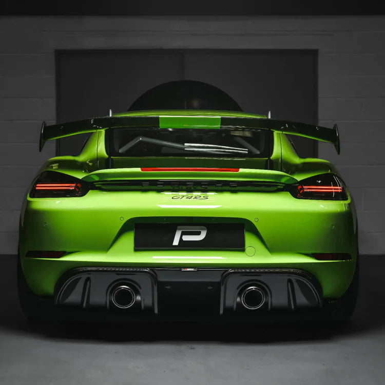 Porsche 718 Cayman GT4 RS / Spyder RS  | Slip-On Race Line (Titanium) image 4