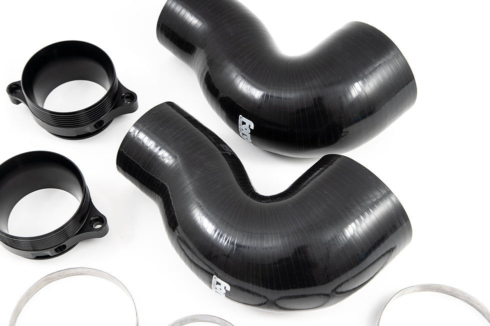 Forge Motorsport Throttle Body Inlet Pipes for Alfa Romeo Giulia Quadrifoglio image 1