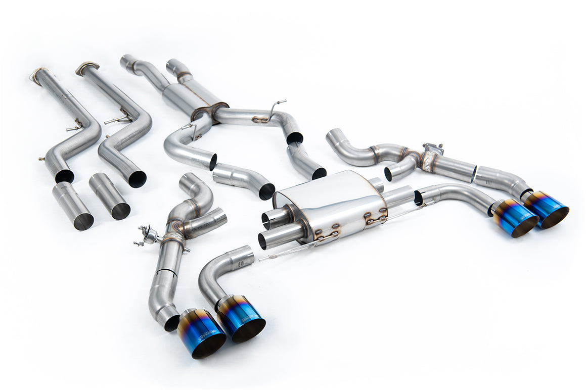 Milltek BMW X4M (G02) Downpipe-Back Exhaust with OPF/GPF Bypass Pipes image 0