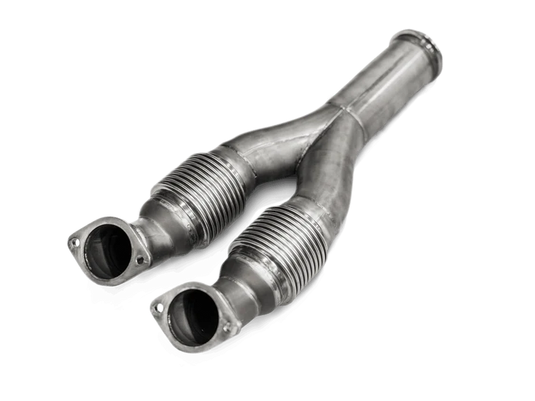 Nissan GT-R (R35)  | Link Pipe (SS) for Aftermarket Turbochargers image 0