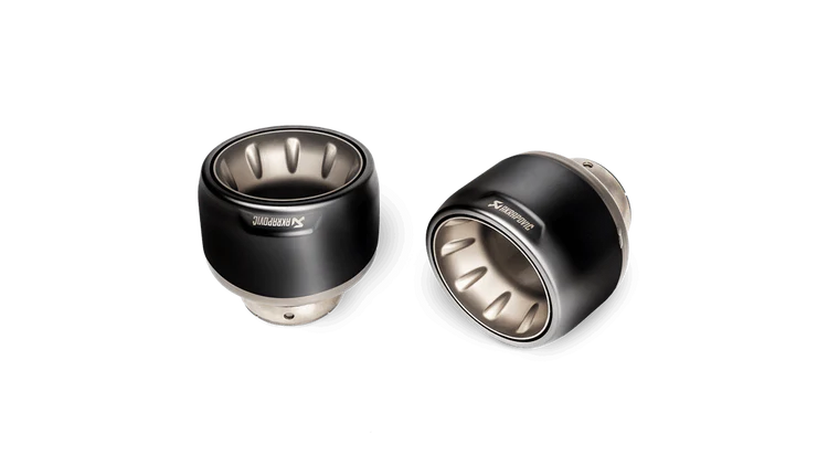 Porsche 718 Cayman GT4 4.0 | Tail Pipe Set (Titanium - Black) image 1