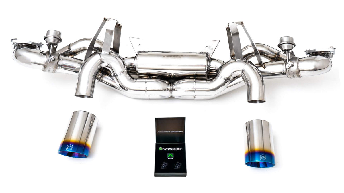 Armytrix Porsche 718 Cayman GT4 RS / Spyder RS 2022- valvetronic exhaust system image 1