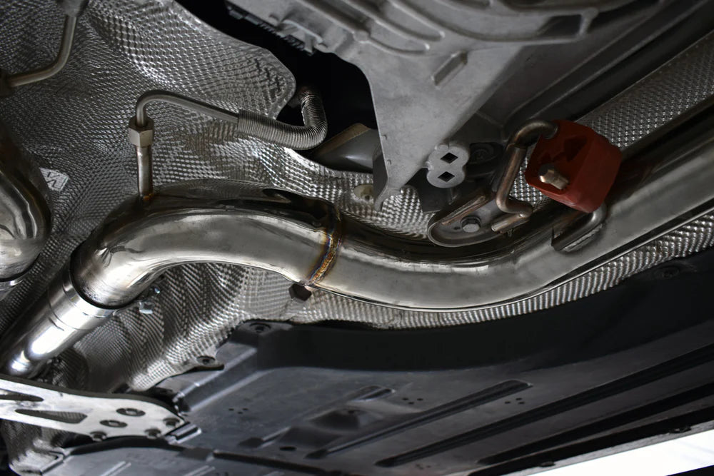 Quicksilver BMW M4 G82 G83 (2021 on) GPF and Secondary Catalyst Pipes inc. OPF image 4