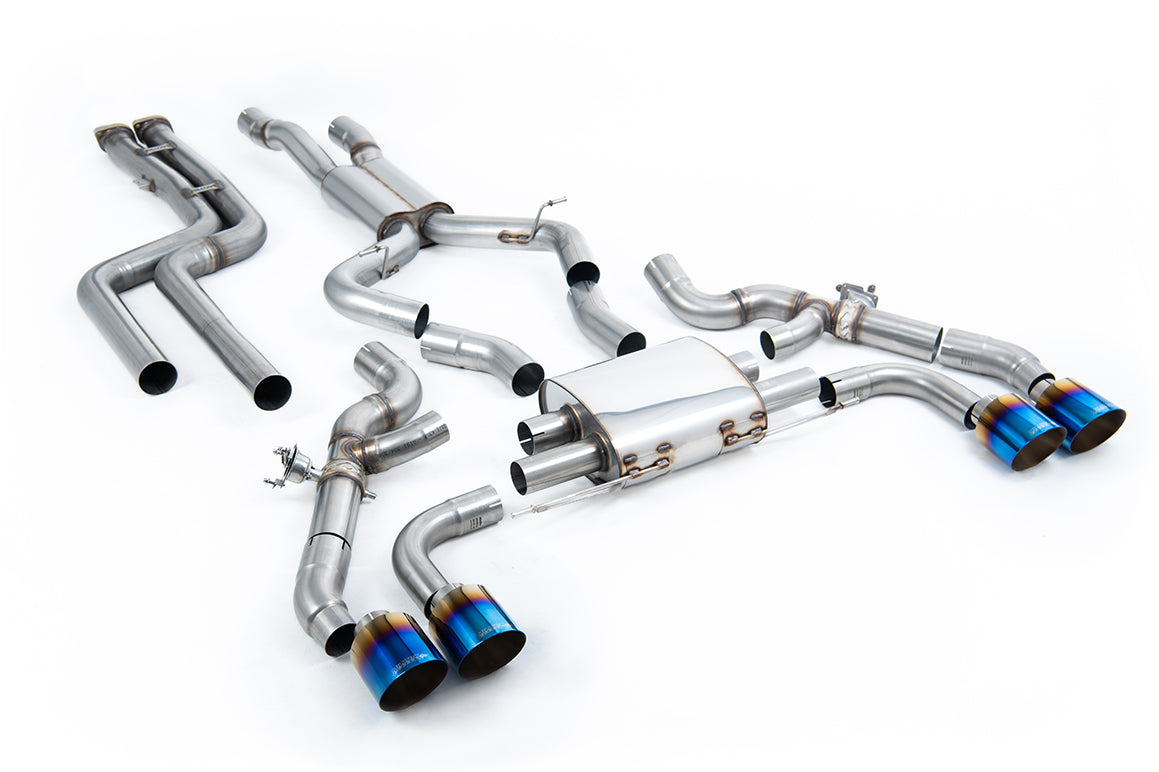 BMW X3M (G01) Downpipe-Back Exhaust with OPF/GPF Bypass Pipes image 0