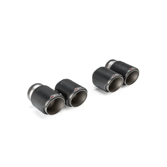 BMW M2 / M3 / M4 (G87 / G80 / G81 / G82 / G83)  | Round Tail Pipe Set (Carbon) image 0