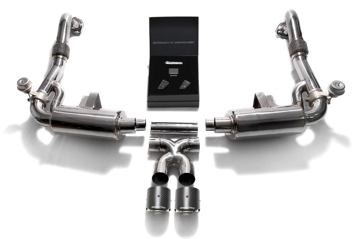 Armytrix Porsche 718 Cayman (2016-Present) valvetronic exhaust system image 2