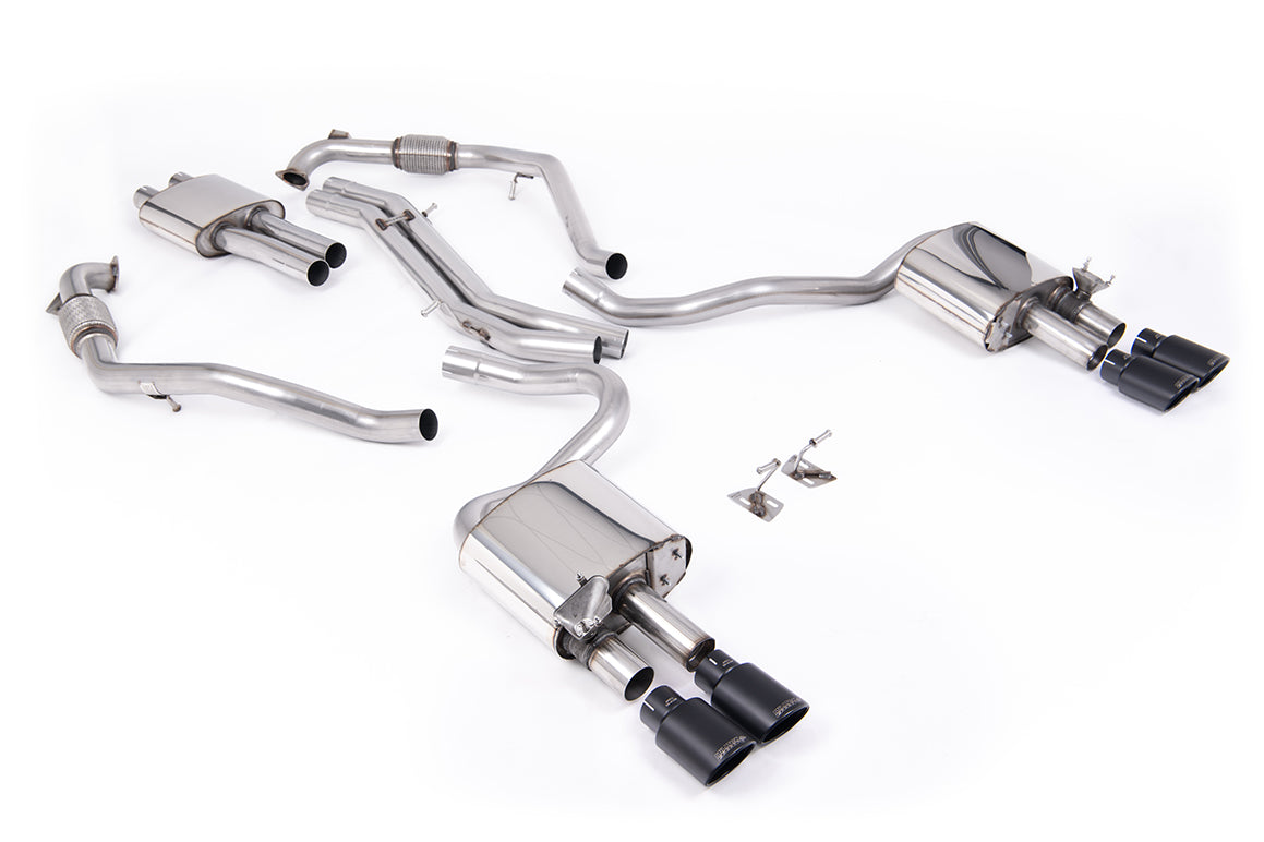 Milltek Audi S5 (B9) (Sport Diff Models Only & WITH Brace Bars) Cat-Back Exhaust image 0