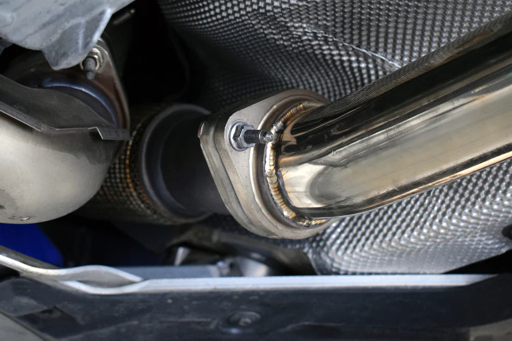 Quicksilver BMW M4 G82 G83 (2021 on) GPF and Secondary Catalyst Pipes inc. OPF image 3