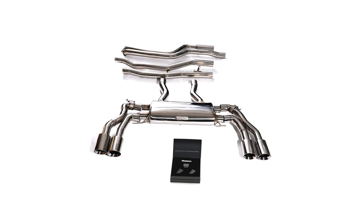 Armytrix BMW F98 X4M (2019-Present) valvetronic exhaust system image 0