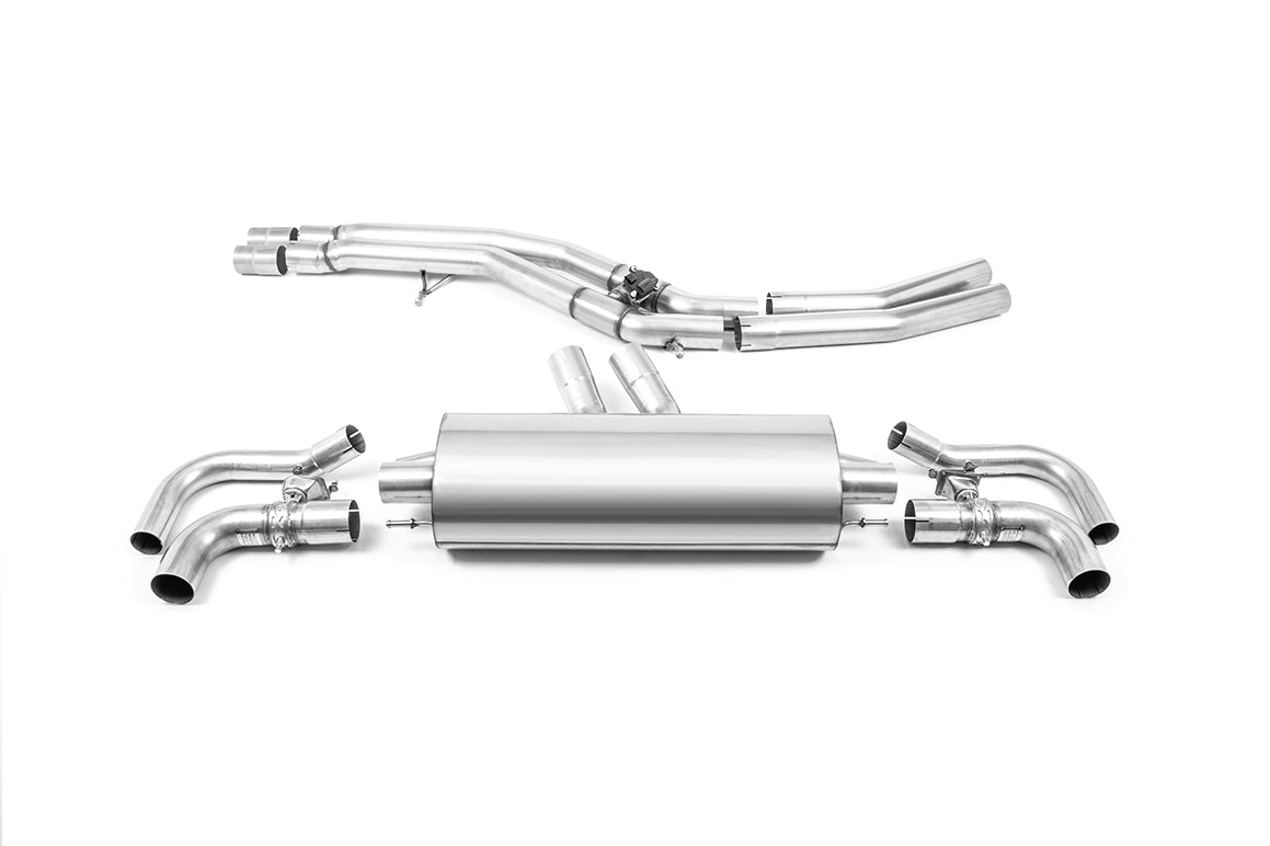 Milltek Audi RSQ8 4.0 V8 Bi-Turbo Front-Pipe Back Exhaust image 0