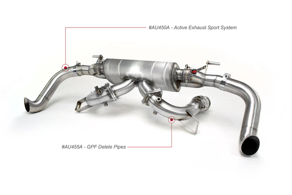 Quicksilver Audi R8 V10 (with GPFs) Sport Exhaust image 6