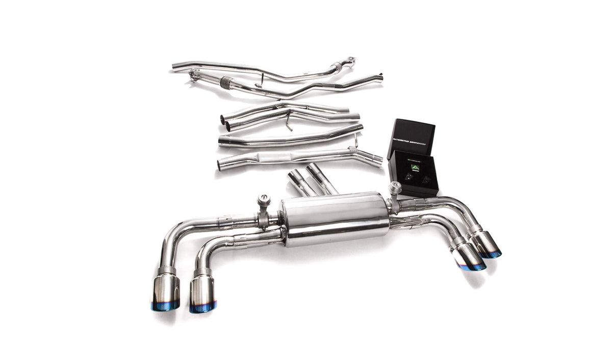Armytrix Porsche Cayenne S E3 2.9 Turbo 2018-present valvetronic exhaust system image 1