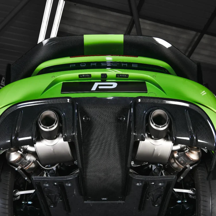 Porsche 718 Cayman GT4 RS / Spyder RS  | Slip-On Race Line (Titanium) image 1