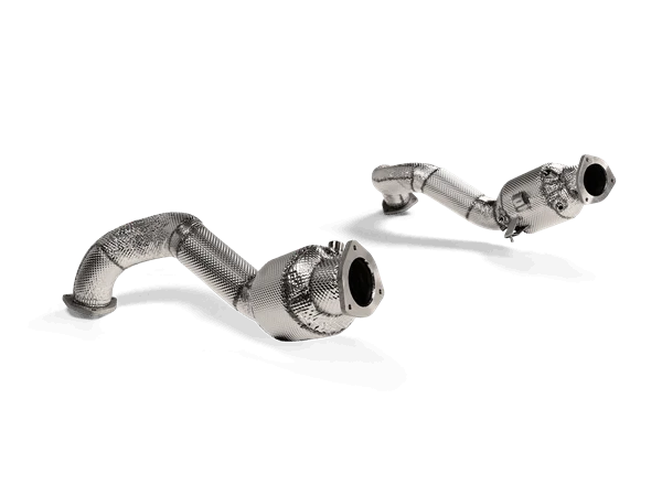 Porsche 718 Cayman GT4 RS / Spyder RS  | Link Pipe Set (Titanium) image 0