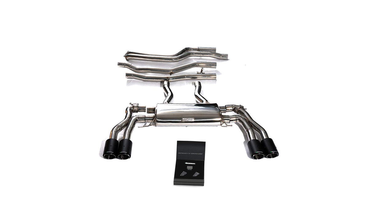 Armytrix BMW F98 X4M (2019-Present) valvetronic exhaust system image 3